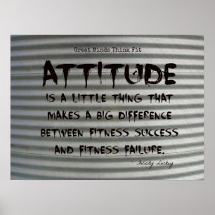 Poster Graffiti noir sur l'affiche de forme physique de