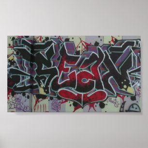 Poster Graffiti par l'ember* *glowing de Sean