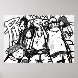 Poster Graffiti Piromania