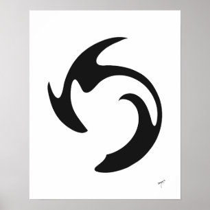 Poster Graffiti Swirl