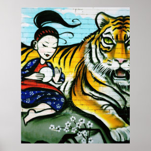 Poster Graffiti urbain