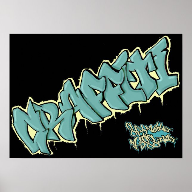 POSTER GRAFFITI-Winkel (Vorne)