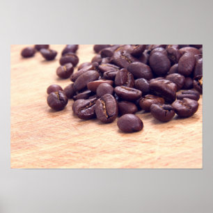 Poster Grains de café