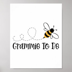 Poster Grammie Être Mignonne Famille D'Abeilles
