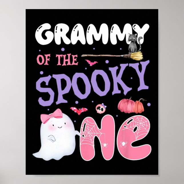 Poster Grammy Du Éffrayant Un 1Er Anniversaire Halloween  (Devant)