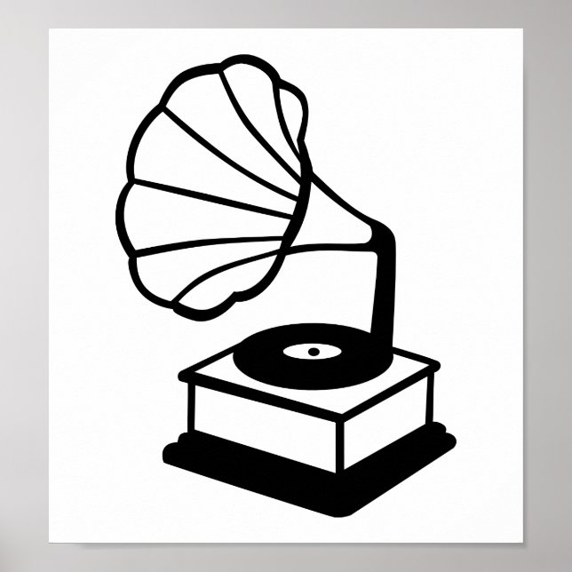 Poster Gramophone (Devant)