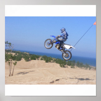 Poster grand air dirt bike