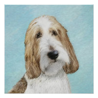 Grand Basset Griffon Vendeen - Art Chien original