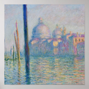 Poster Grand Canal Monet Venise Italie Peinture classique