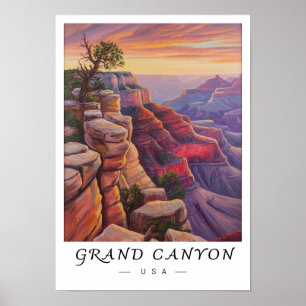 Poster Grand Canyon USA Wall Art, American Southwest