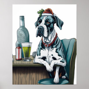 Poster Grand Chien Danois