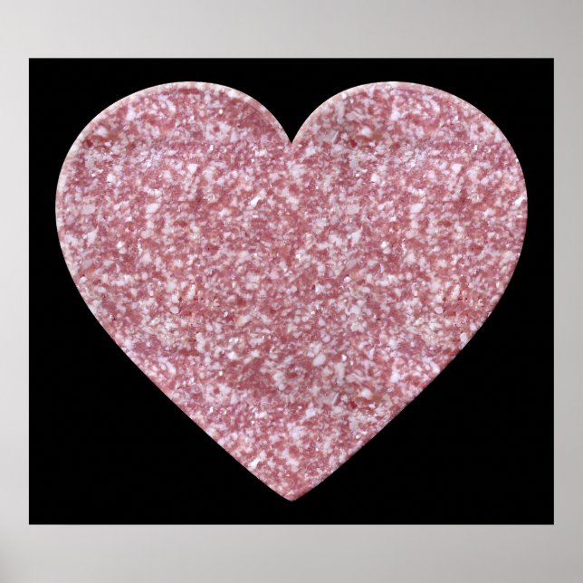 Poster Grand coeur de Salami (Devant)