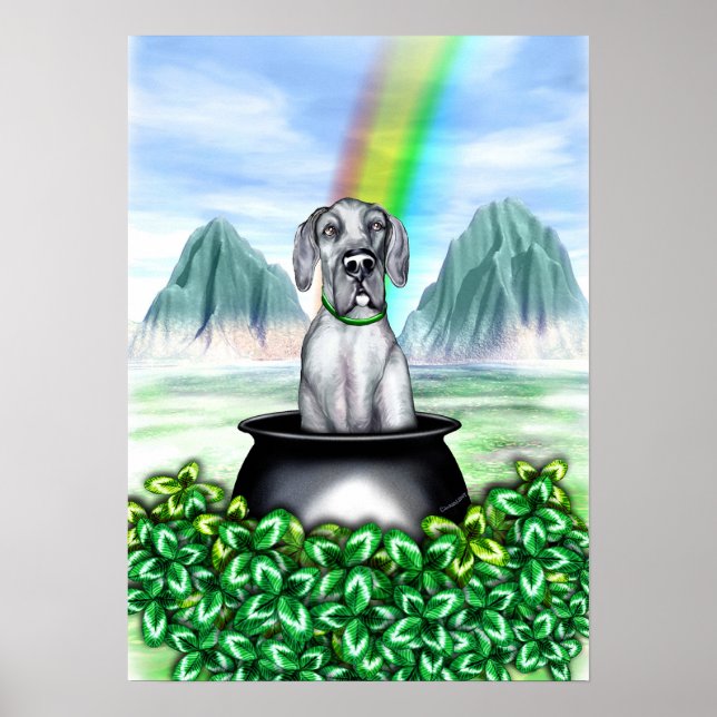 Poster Grand Dane Blue UC Pot O Gold (Devant)