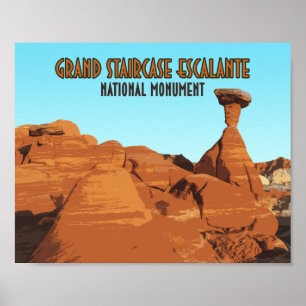 Poster Grand Escalier Monument National Escalante
