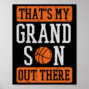 Poster Grand-Fils Là-Bas Basket-Basket Grand-Mère Grand-P