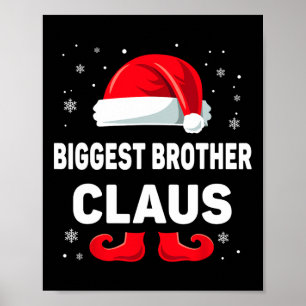 Poster Grand Frère Claus Noël Correspondant Famille Gr