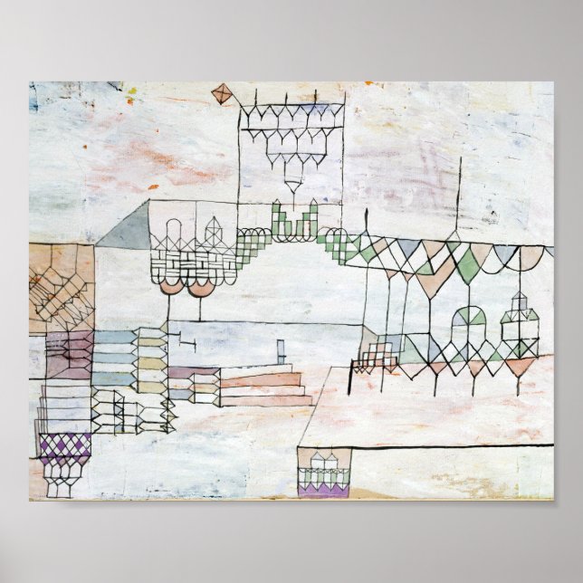 Poster Grand Hall pour chanteurs : Paul Klee 1930 (Devant)