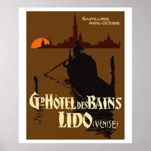 Poster Grand Hotel des Bains (LIDO - Venice)