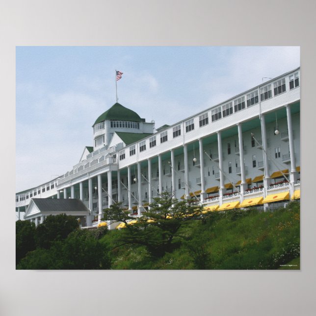 Poster Grand Hôtel sur l'île Mackinac (Devant)