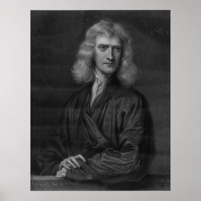 Poster Grand Isaac Newton Imprimer en haute résolution (Devant)