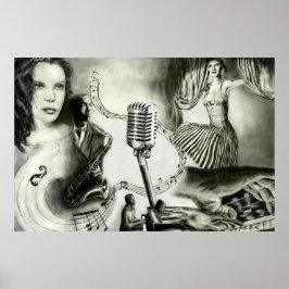 Poster Grand jazz 4 36'x24'