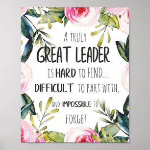 Poster Grand leader Cadeau grand leader liberté buts puis