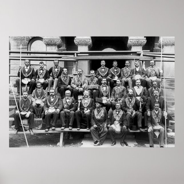 Poster Grand Lodge of Masons : 1897 (Devant)