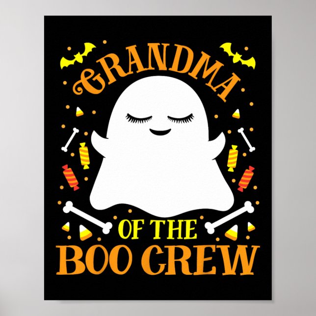 Poster Grand-mère Boo Crew Ghost Matching Family Set Hall (Devant)