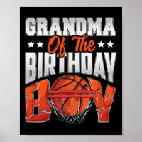 Grand-mère de basket-ball anniversaire Boy Family