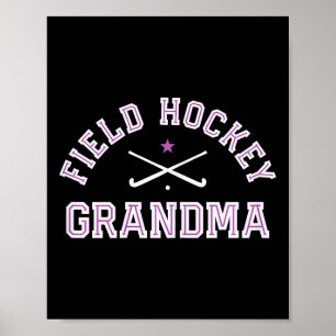 Poster Grand-mère de hockey sur gazon Grand-mère fière Gr