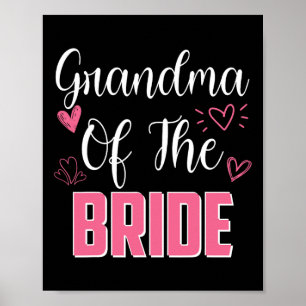 Poster Grand-Mère De La Femme De Mariage De Famille Marié