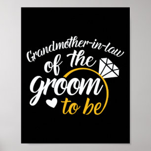 Poster Grand-mère du grand-Mariage à devenir
