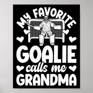 Poster Grand-mère gardien de but de hockey sur gazon Gard