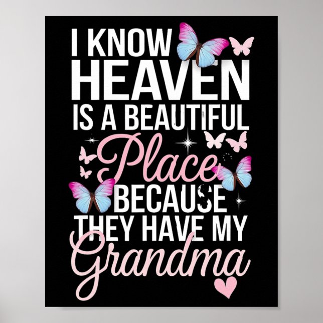 Poster Grand-mère, mon ange gardien au paradis (Devant)