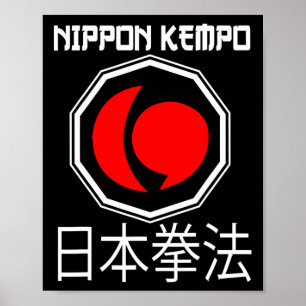 Poster Grand Nippon Kempo Design Japon Shorinji Karate