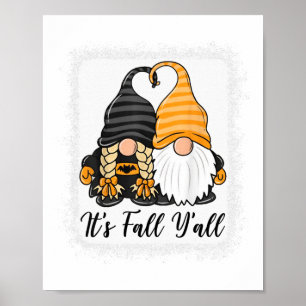 Poster Grand Novelle Gnome Halloween Drôle Son Chute Vous