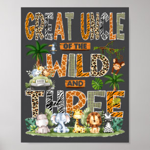 Poster Grand Oncle de la faune & Trois 3e anniversair