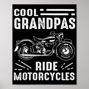 Poster Grand Père Biker