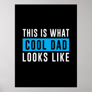 Poster Grand-père Cadeau Papa Cool ressemble