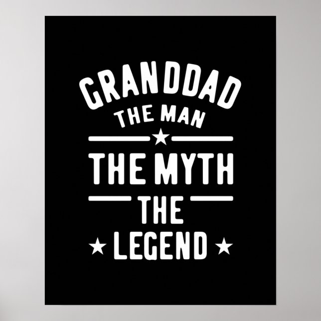 Poster Grand-père La Légende Du Mythe De L'Homme (Devant)