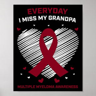 Poster Grand-père Myélome multiple Grand-père Cancer du S