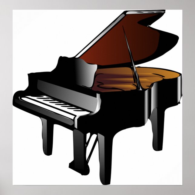 Poster Grand Piano (Vorne)