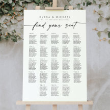 Grand plan de table pour 23 tables Trouvez votre s