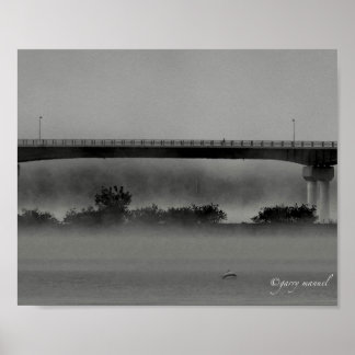 Poster Grand pont de Batchellerville de Sacandaga dans le