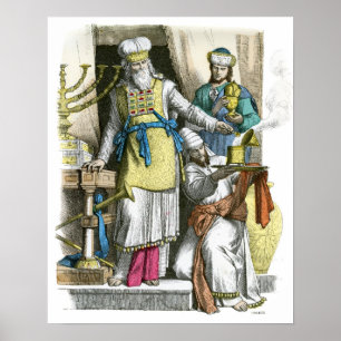 Poster Grand prêtre juif d'avant le temps du Christ