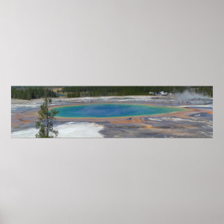 Poster Grand Prismatic Spring Parc national de Yellowston