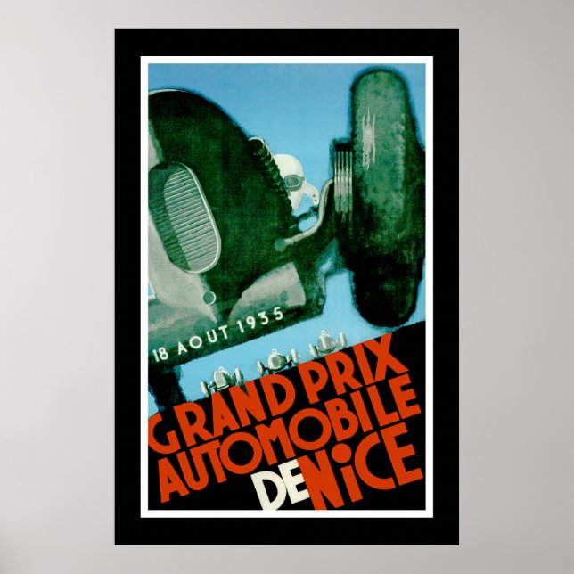 Poster Grand Prix Automobile de Nice (Devant)