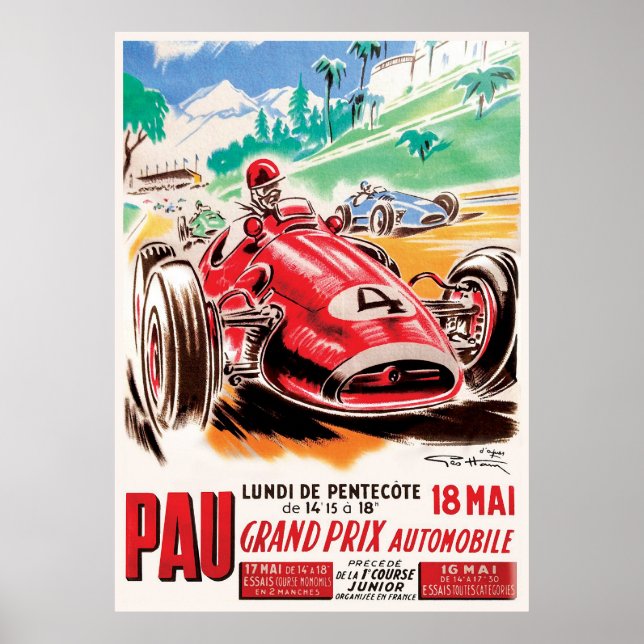 Poster Grand Prix de l'UPA 1959 (Devant)