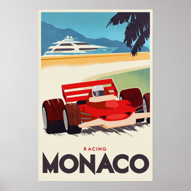 Poster Grand Prix de Monaco (Devant)