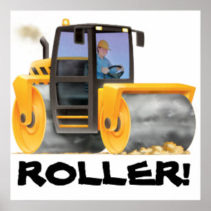 Poster GRAND rouleau de construction pour enfants